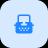 Flat-style icon depicting a person reading a book