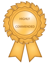 Icon or badge reading “Highly Commended”