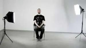 Businessperson preparing for a job interview