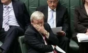 Kevin Rudd - Former Prime Minister in a controversial career moment