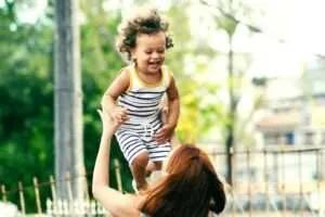 Group of mothers returning to work after maternity leave