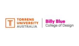 Torrens University Australia and Blue Mountains Hotel Management logos combined
